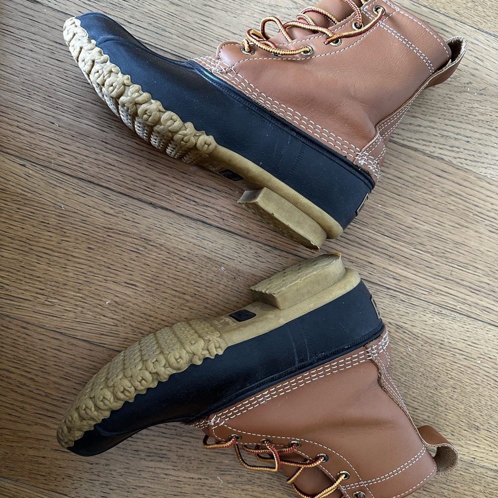 Like New Llbean Bean Winter Snow / Rain Brown Boo… - image 6